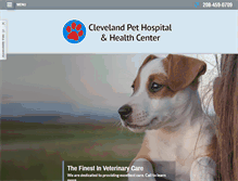 Tablet Screenshot of clevelandvetcaldwell.com